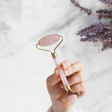 Load image into Gallery viewer, GENUINE Rose Quartz Face Roller
